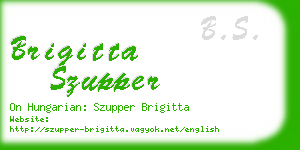 brigitta szupper business card